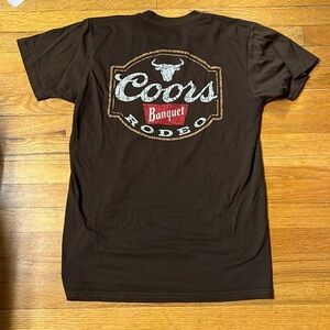 COORS banquet rodeo shirt